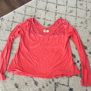 Coral Hollister Top